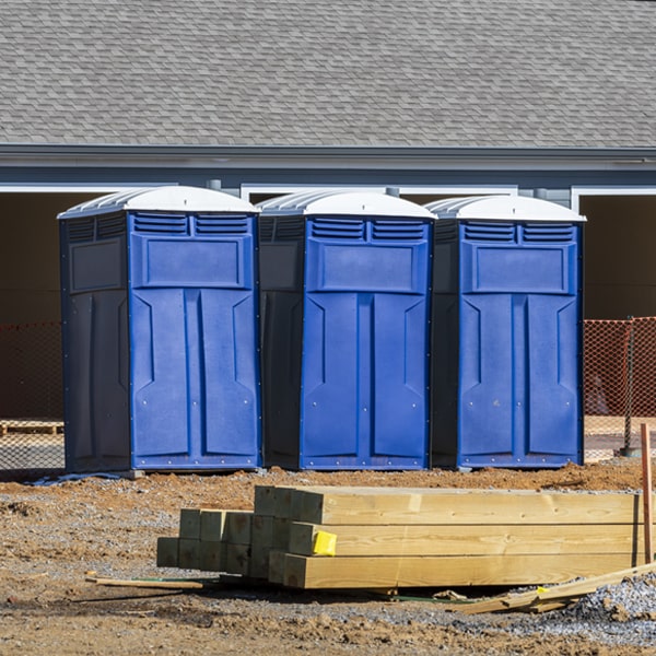 what is the cost difference between standard and deluxe portable toilet rentals in Georgetown Illinois